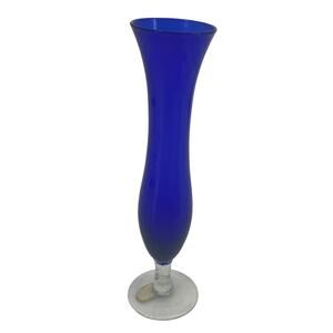 vtg national potteries cleavland, OH cobalt blue vase